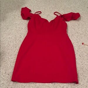 Crystal Doll Red Mini Dress